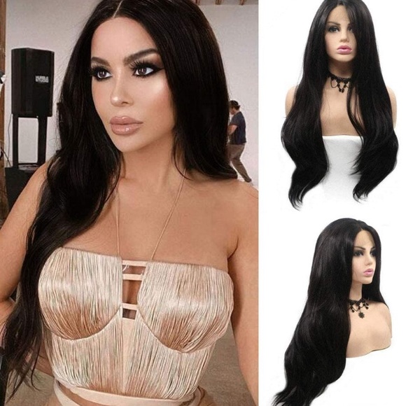 💫22” BLACK BODY WAVYLACE FRONT WIG💫 *NEW*